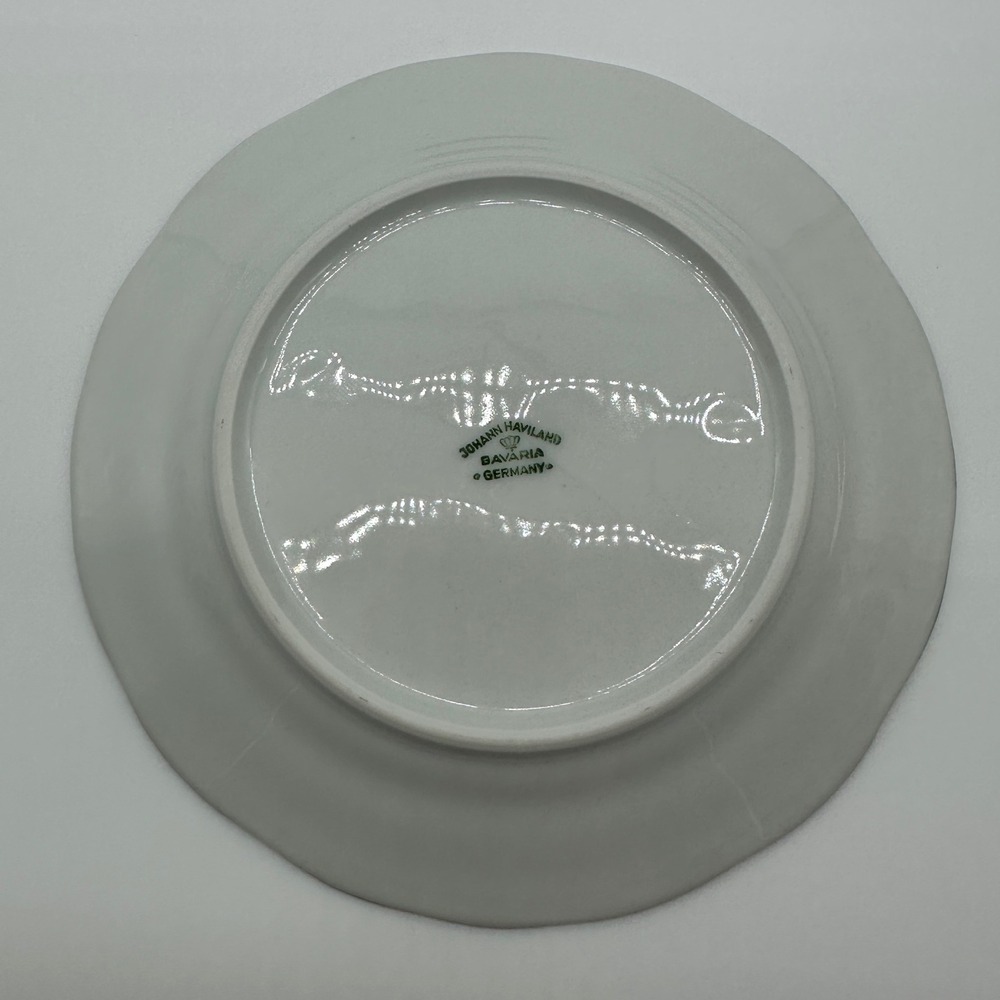 Johann Haviland Blue Garland Bread Butter Plates Set 4 Bavaria Germany 6in - Picture 8 of 10